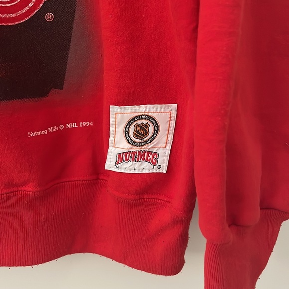 Vintage Nutmeg ‘Made in USA’ Detroit Red Wings Sweater - Picture 4 of 7